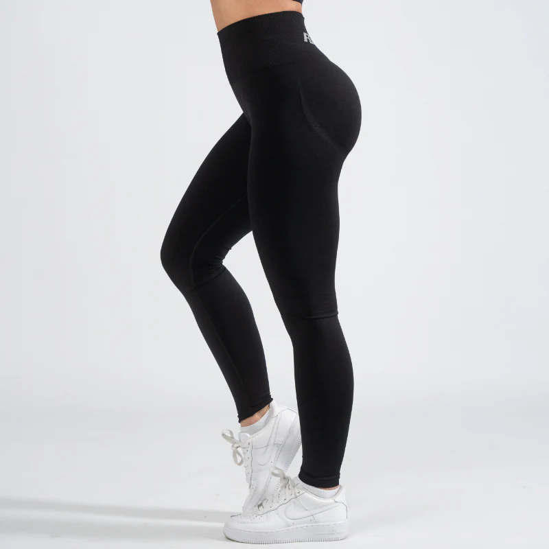 FOXED® ALPHA SCRUNCH SEAMLESS LEGGINGS BLACK - Image 5
