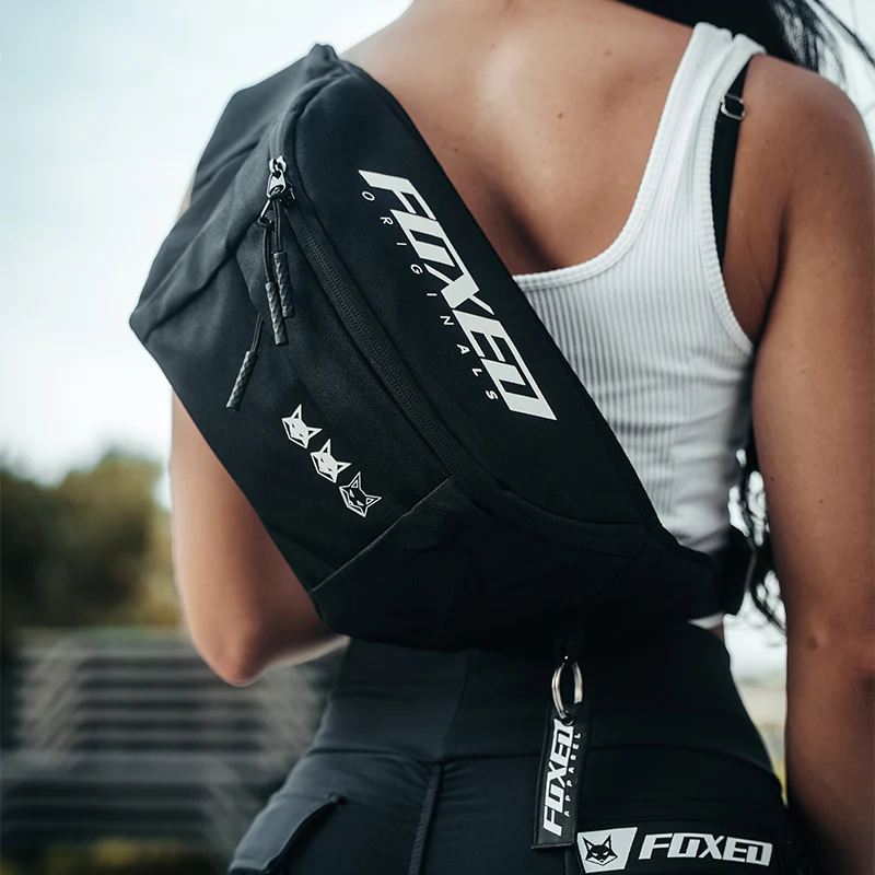 FOXED® CROSSBODY BAG BLACK/WHITE WMN - Image 4