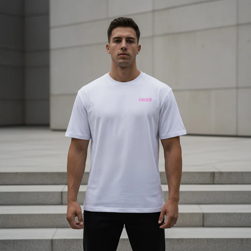 FOXED® BUBBLE UNISEX REGULAR SHIRT WHITE - Image 4