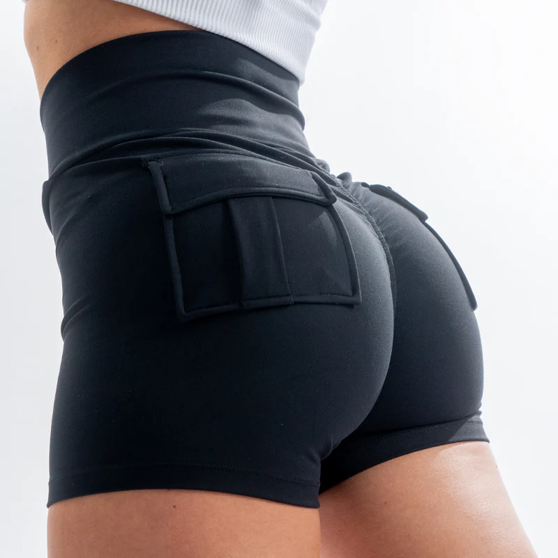 FOXED® CARGO SHORTS 2-POCKET ALL BLACK - Image 7