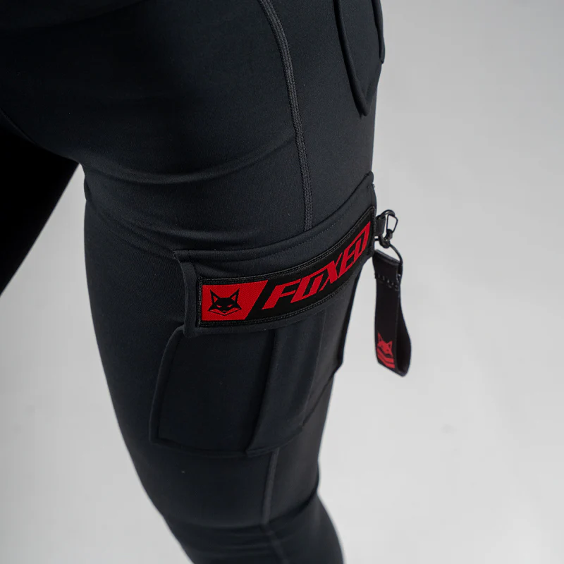 FOXED® CARGO LEGGINGS 3-POCKET RED - Image 5