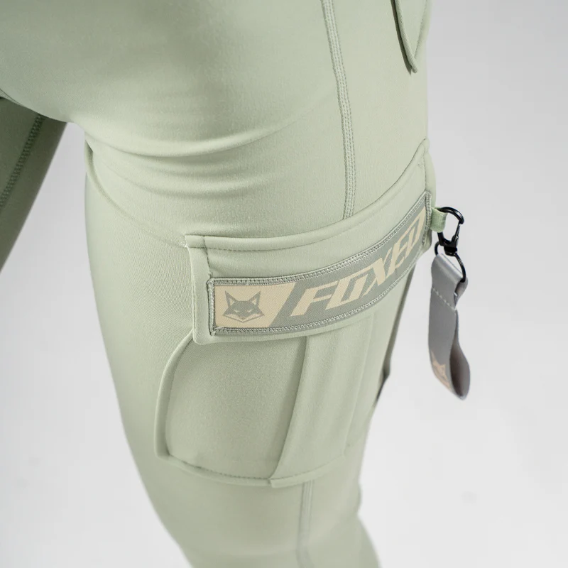 FOXED® CARGO LEGGINGS 3-POCKET KHAKI - Image 5