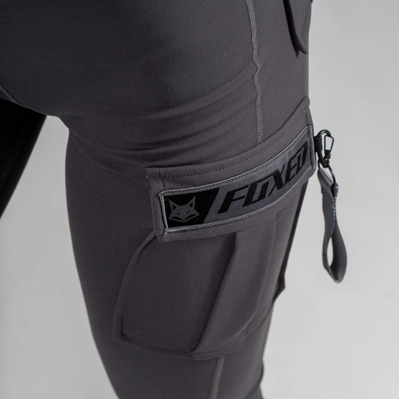FOXED® CARGO LEGGINGS 3-POCKET NIGHT ANTHRAZIT - Image 5