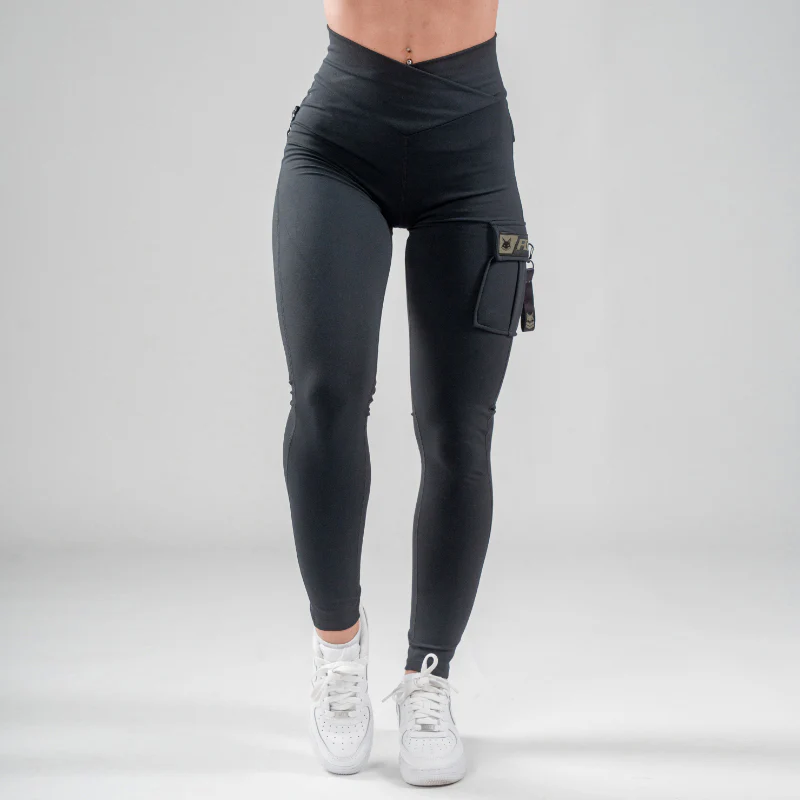 FOXED® CARGO LEGGINGS 3-POCKET OLIVE - Image 4