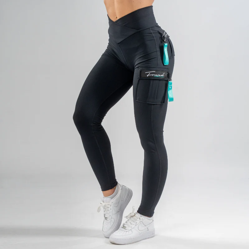 FOXED® CARGO LEGGINGS 3-POCKET RAZZLE DAZZLE MINT - Image 3