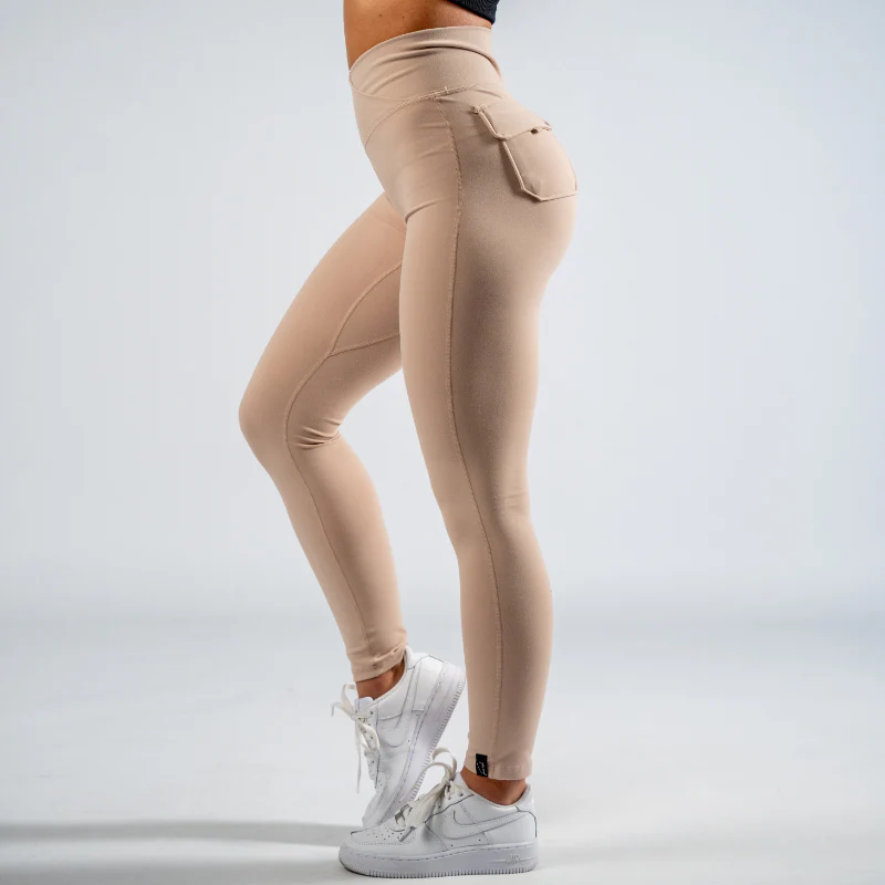 FOXED® CARGO LEGGINGS 2-POCKET SOFT SAND - Image 3