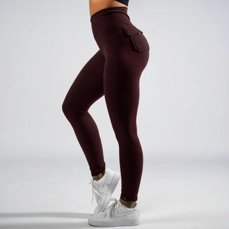 FOXED® CARGO LEGGINGS 2-POCKET BERRY - Image 5