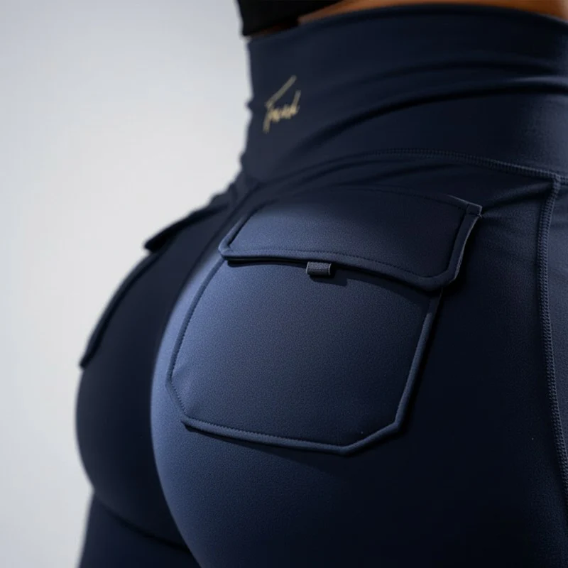 FOXED® CARGO LEGGINGS 2-POCKET NAVY - Image 6