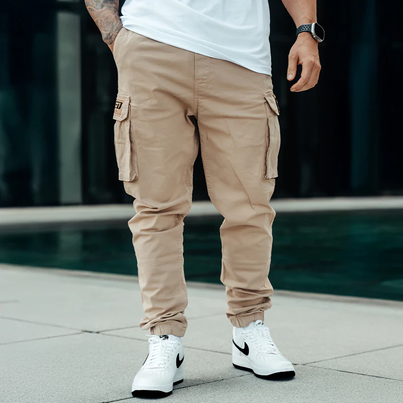 FOXED® CARGO PANTS PREMIUM UNISEX BEIGE - Image 11
