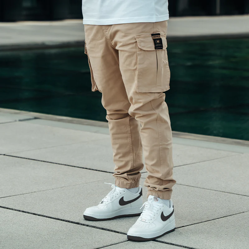 FOXED® CARGO PANTS PREMIUM UNISEX BEIGE - Image 3