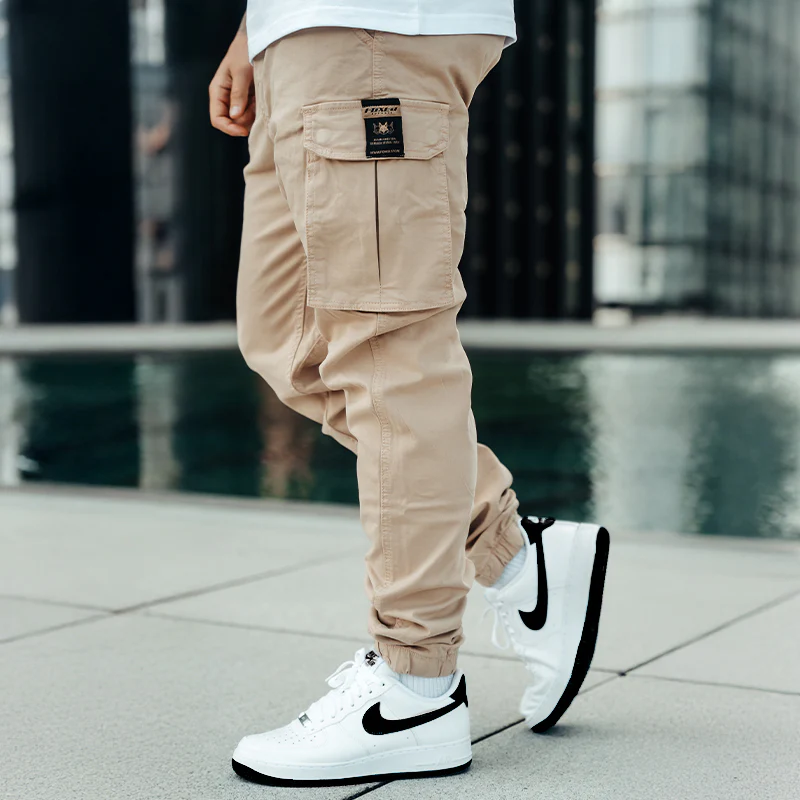 FOXED® CARGO PANTS PREMIUM UNISEX BEIGE - Image 6