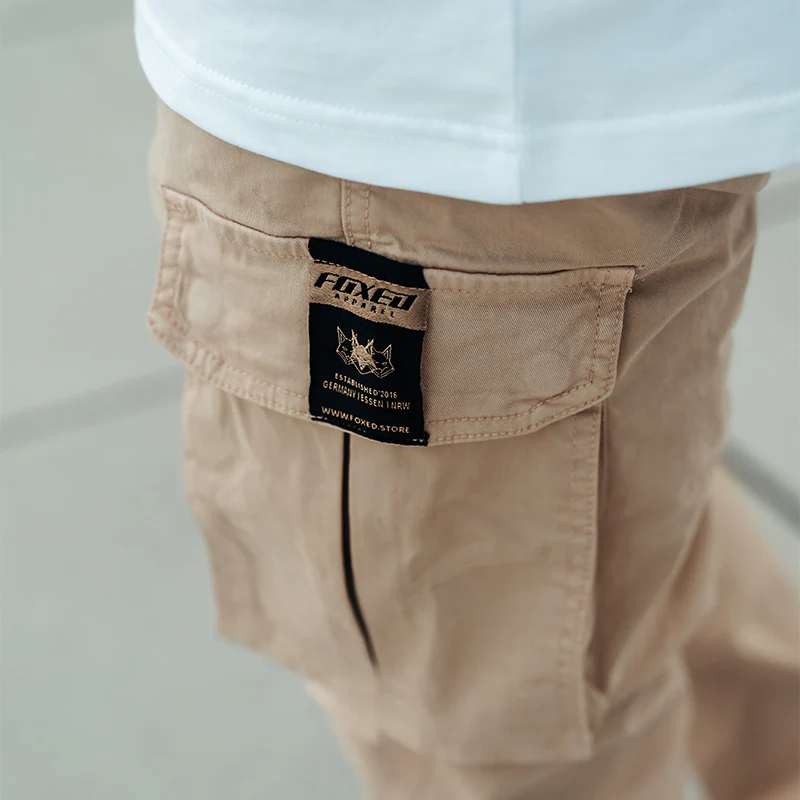 FOXED® CARGO PANTS PREMIUM UNISEX BEIGE - Image 7
