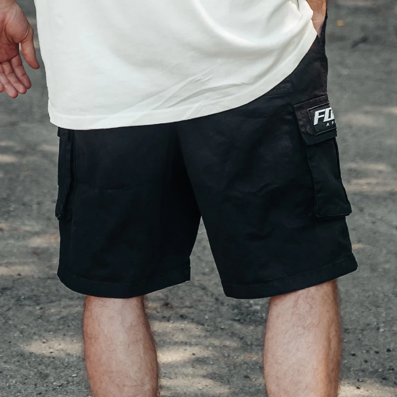FOXED® CARGO SHORTS MEN BLACK (NEW FIT) - Image 9