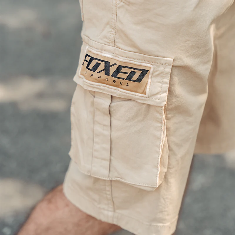 FOXED® CARGO SHORTS MEN SAND (NEW FIT) - Image 4