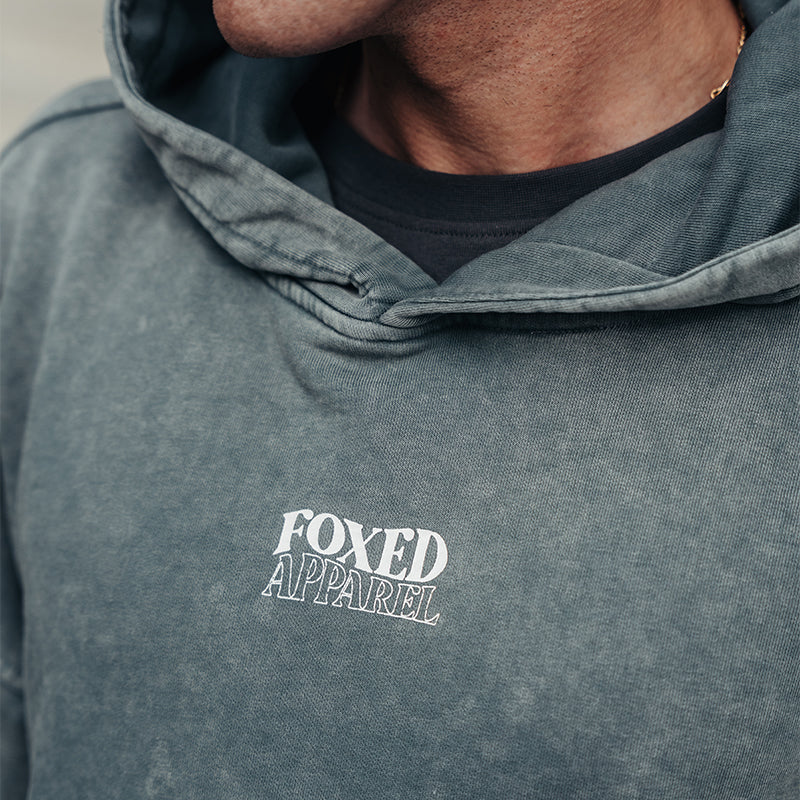 FOXED® COLLECTIVE UNISEX HOODIE STONEWASH MEN - Image 3