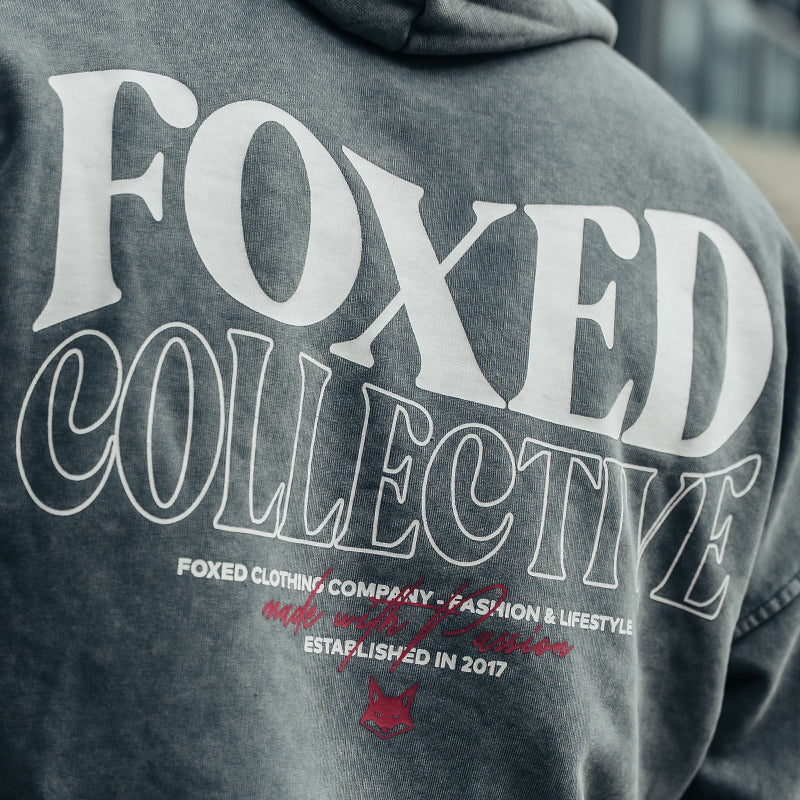 FOXED® COLLECTIVE UNISEX HOODIE STONEWASH WMN - Image 3