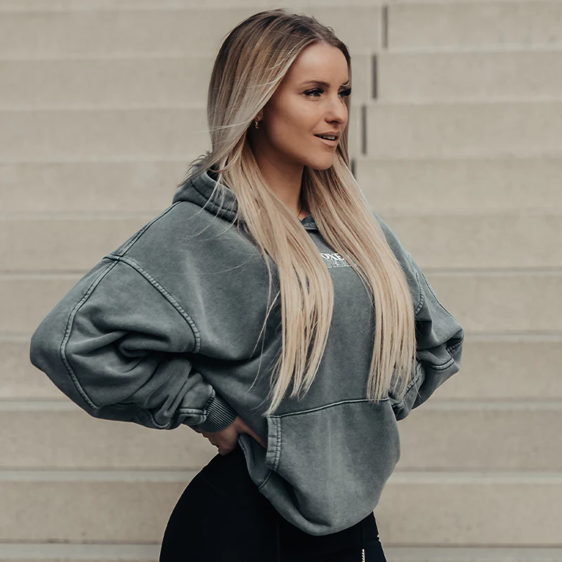 FOXED® COLLECTIVE UNISEX HOODIE STONEWASH WMN - Image 5