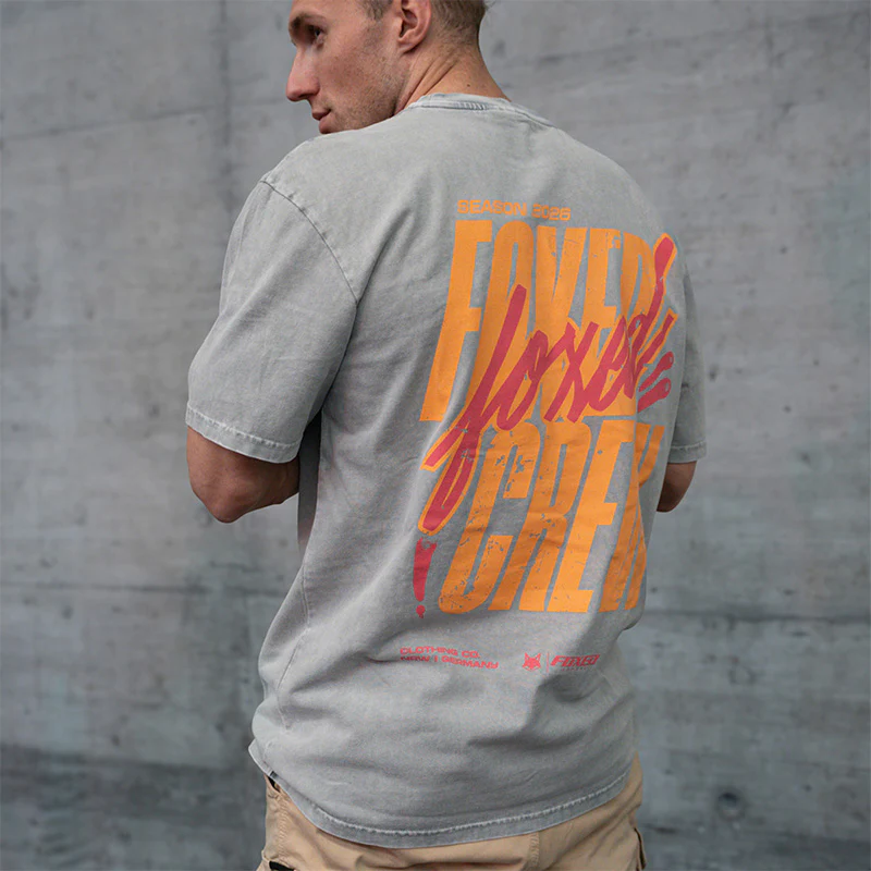 FOXED® CREW OVERSIZE SHIRT STONEWASHED/PEACH - Image 3