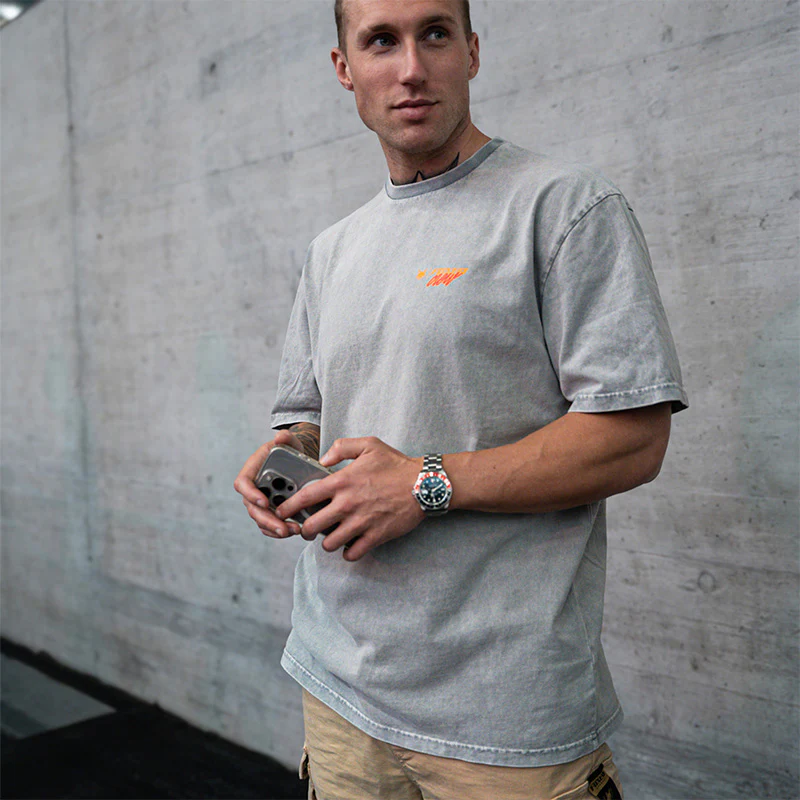 FOXED® CREW OVERSIZE SHIRT STONEWASHED/PEACH - Image 4