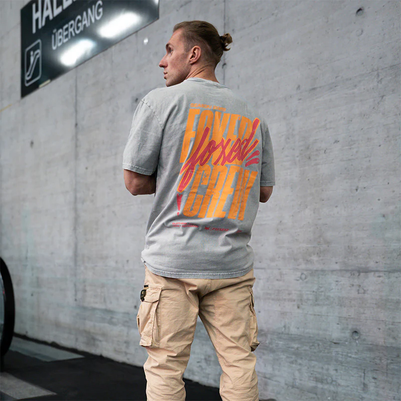 FOXED® CREW OVERSIZE SHIRT STONEWASHED/PEACH - Image 5