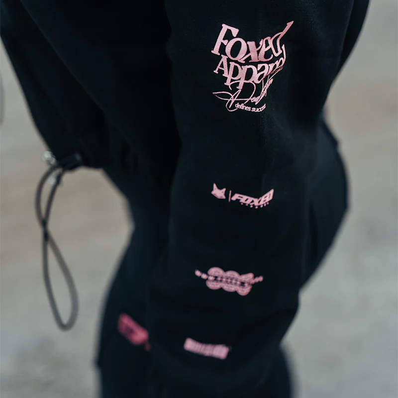 FOXED® DEDICATION CROPPED ZIPPER BLACK/ROSE - Image 3