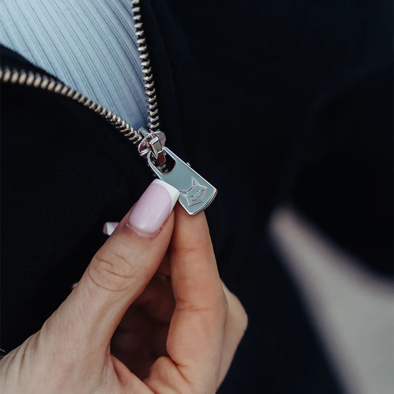 FOXED® DEDICATION CROPPED ZIPPER BLACK/ROSE - Image 6