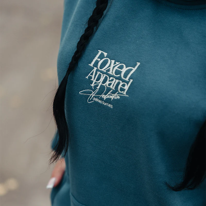 FOXED® DEDICATION PREMIUM HOODIE PETROL WMN - Image 7