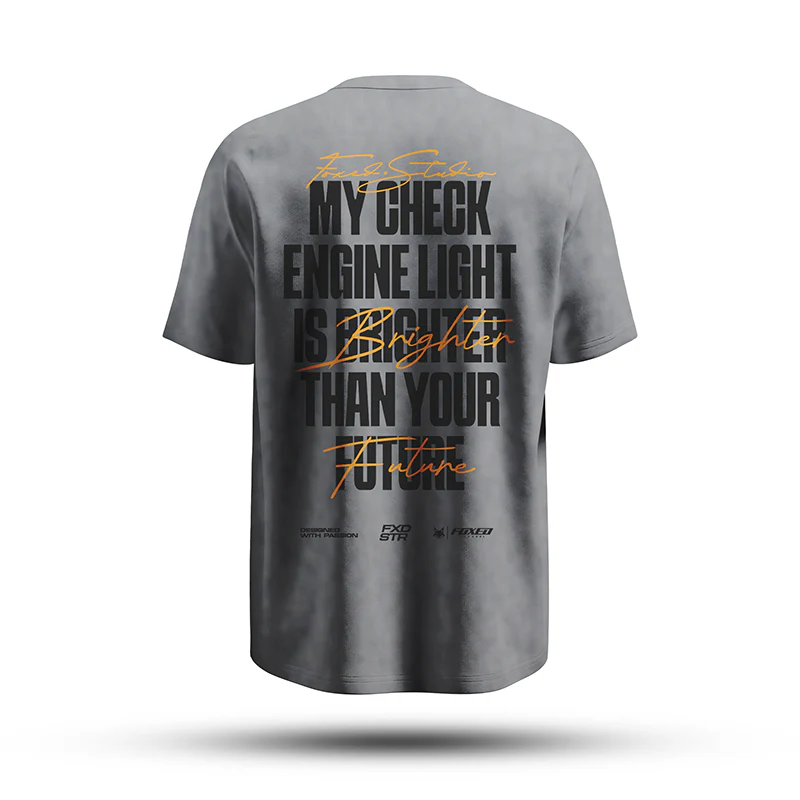 FOXED® ENGINE LIGHT OVERSIZE SHIRT STONEWASHED