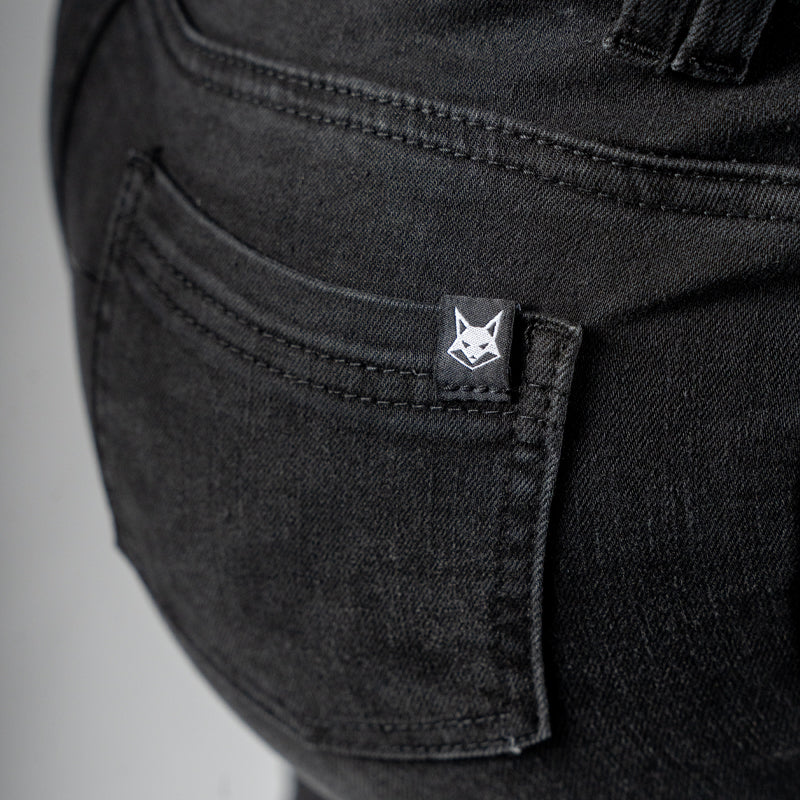 FOXED® HIGH-WAISTED SKINNY JEANS BLACK - Image 5