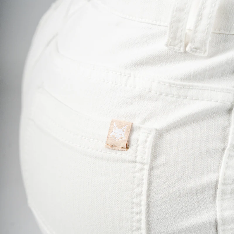 FOXED® HIGH-WAISTED SKINNY JEANS WHITE - Image 5