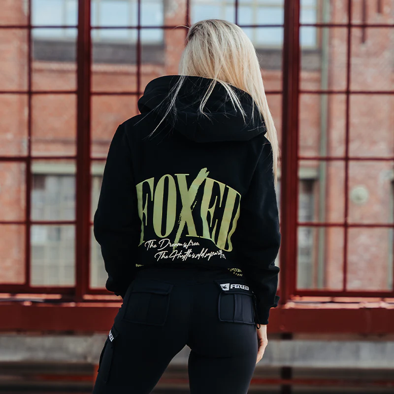 FOXED® "HUSTLE" UNISEX ZIP HOODIE MIDNIGHT OASIS - Image 8