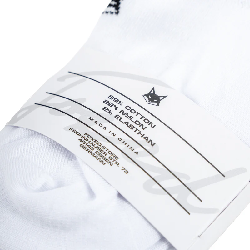 FOXED® 3-PACK ICONIC SNEAKER SOCKS WHITE - Image 5