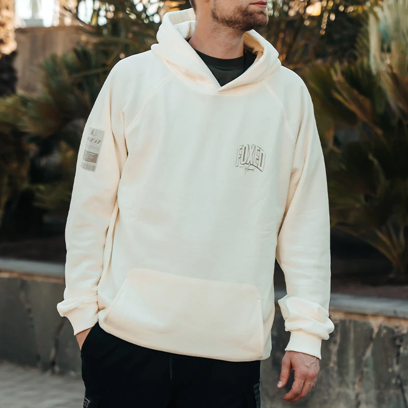 FOXED® INFINITY UNISEX HOODIE COCONUT MILK - Image 4