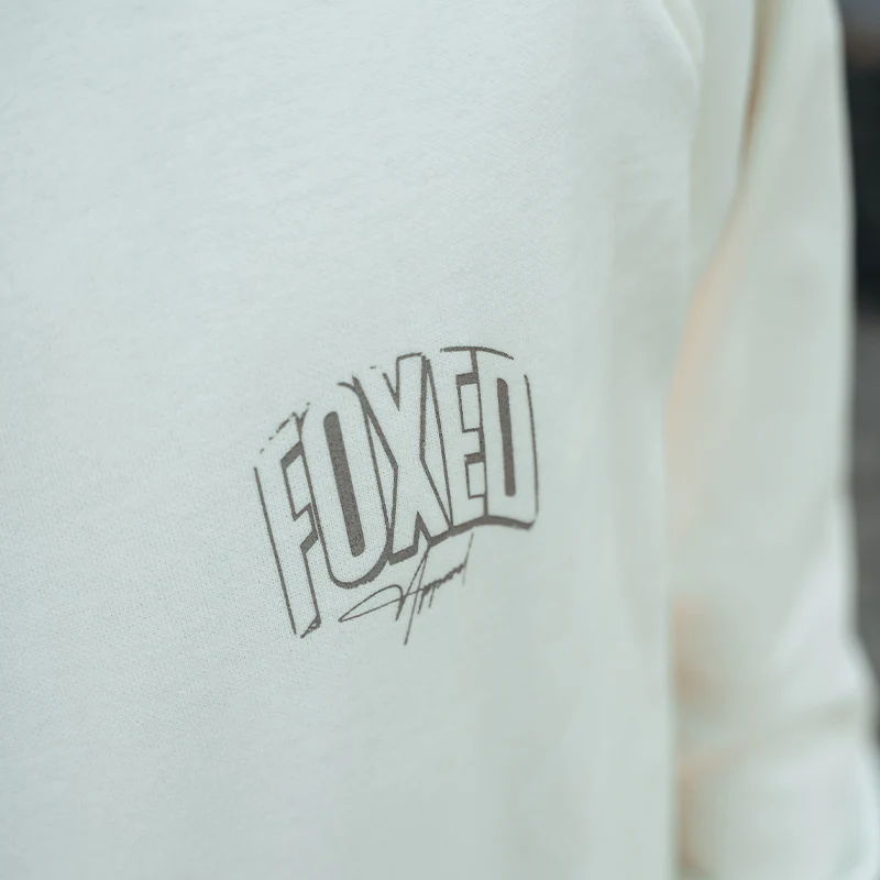 FOXED® INFINITY UNISEX HOODIE COCONUT MILK - Image 7