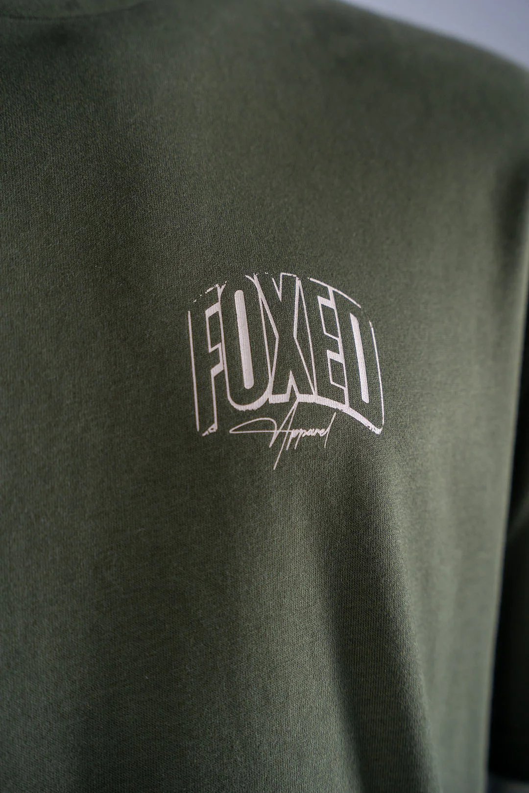 FOXED® INFINITY UNISEX OVERSIZE SHIRT FOREST GREEN - Image 7