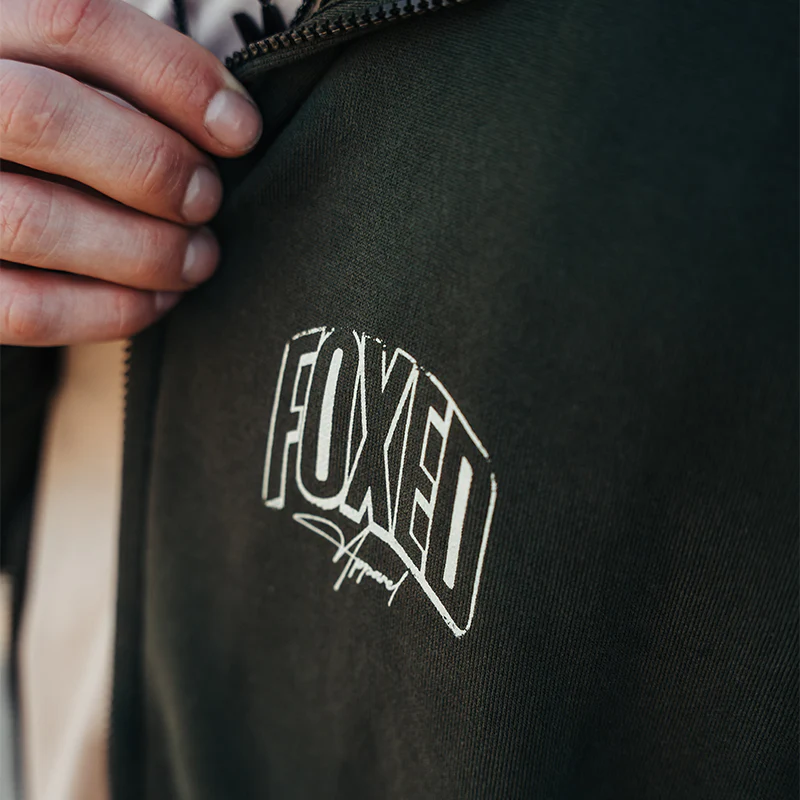 FOXED® INFINITY UNISEX ZIP HOODIE FOREST GREEN - Image 4