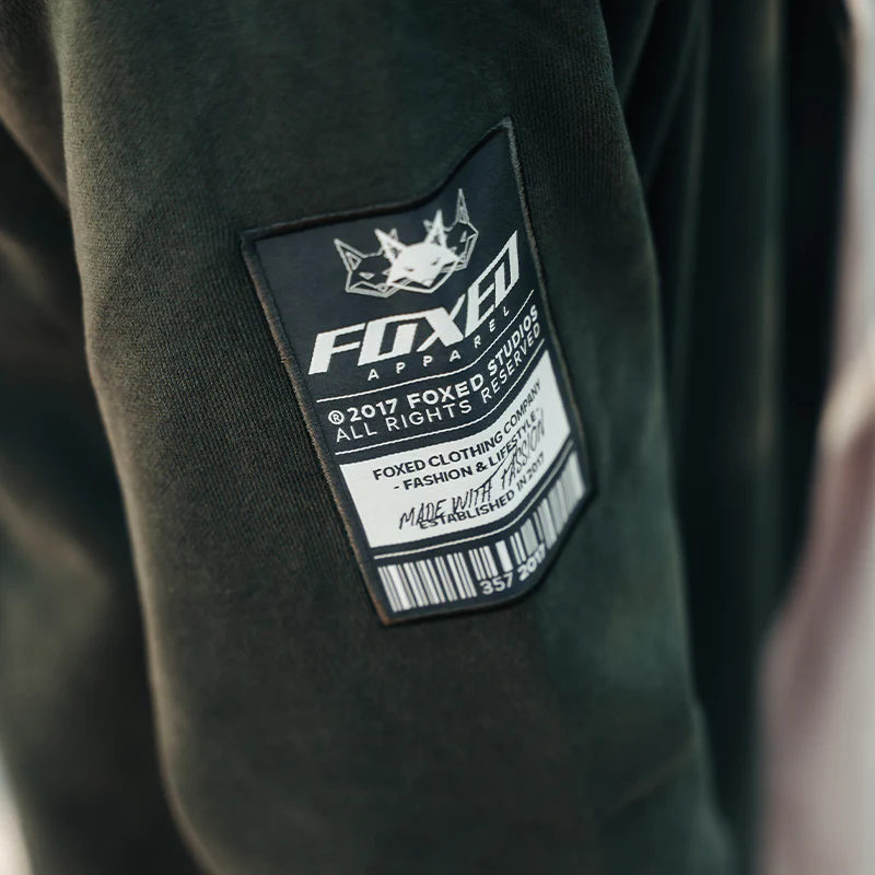 FOXED® INFINITY UNISEX ZIP HOODIE FOREST GREEN - Image 7