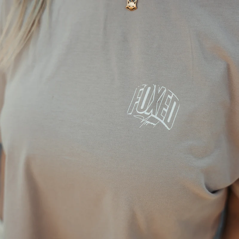 FOXED® INFINITY WOMEN CROPPED T-SHIRT MUSHROOM - Image 4