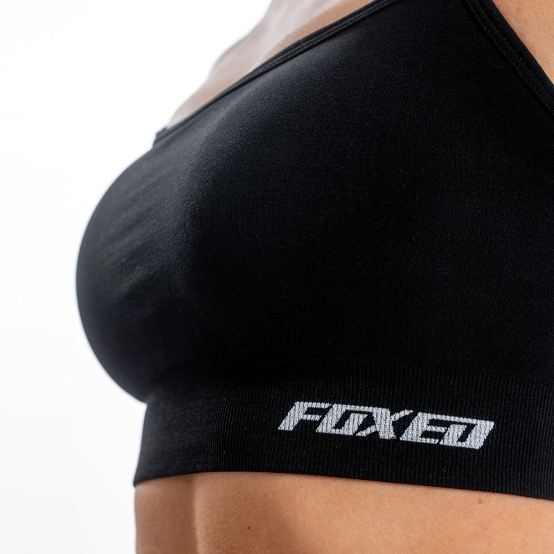 FOXED® IZI SEAMLESS BUTTERFLY BACK TOP BLACK - Image 3