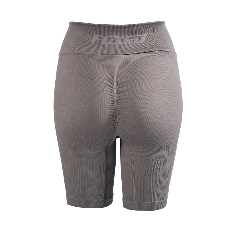 FOXED® OPHELIA RIBBED SEAMLESS SHORTS DARK TAUPE - Image 5