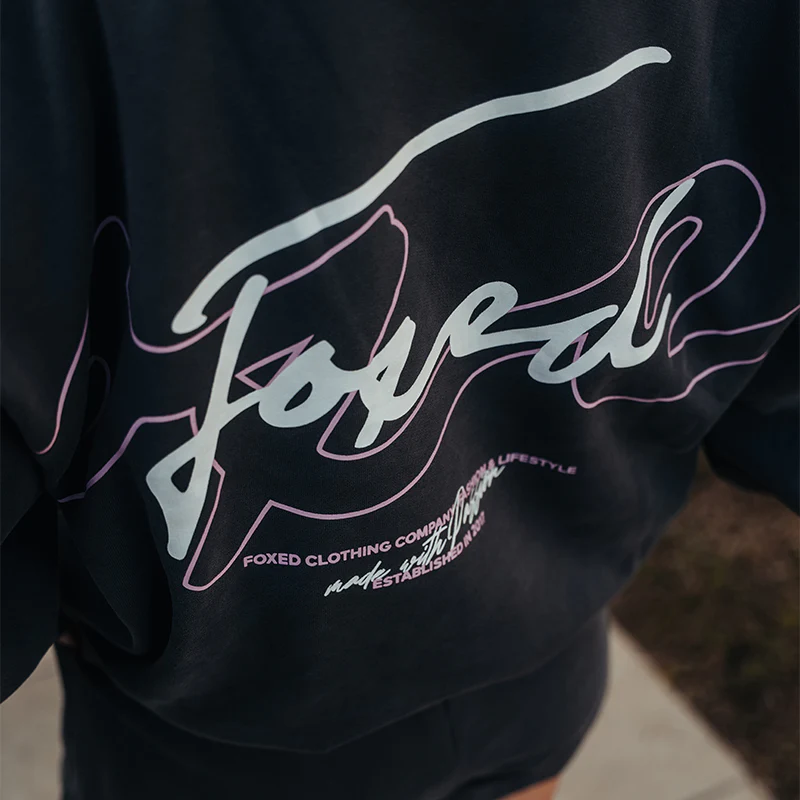 FOXED® OUTLINES SOFT GREY SWEATER - Image 3