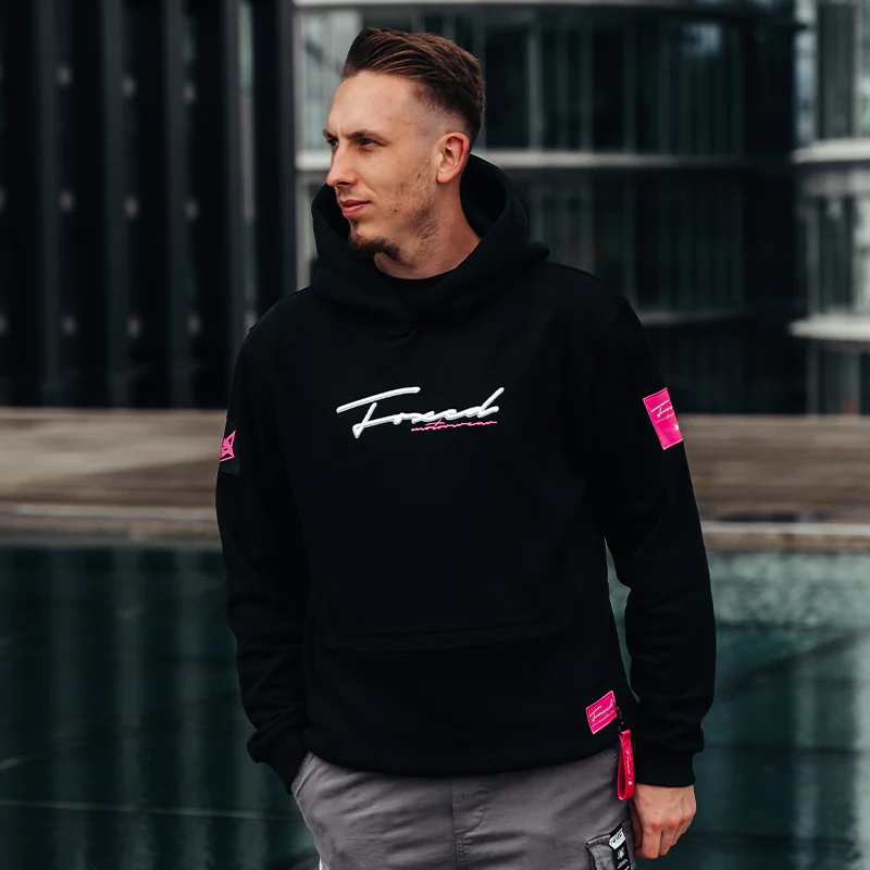FOXED® RAZZLE DAZZLE HOODIE UNISEX PINK - Image 3