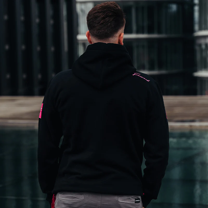 FOXED® RAZZLE DAZZLE HOODIE UNISEX PINK - Image 5