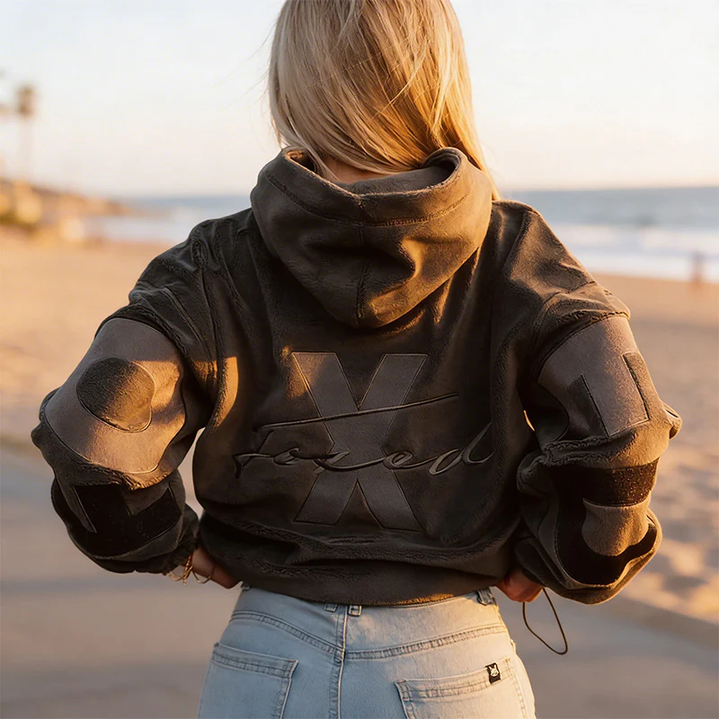 FOXED® STUDIOSTATE FLEECE HOODIE ANTHRAZIT - Image 3
