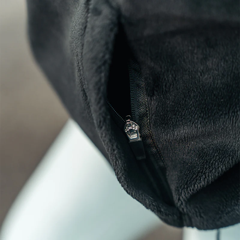 FOXED® STUDIOSTATE FLEECE HOODIE BLACK - Image 5