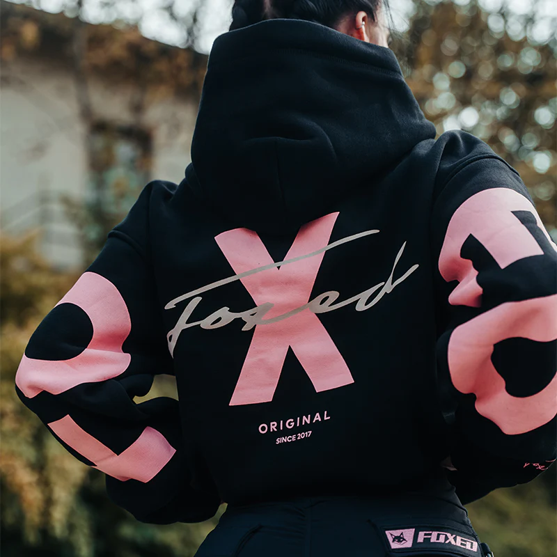 FOXED® STUDIOSTATE HOODIE BLACK/PINK - Image 6
