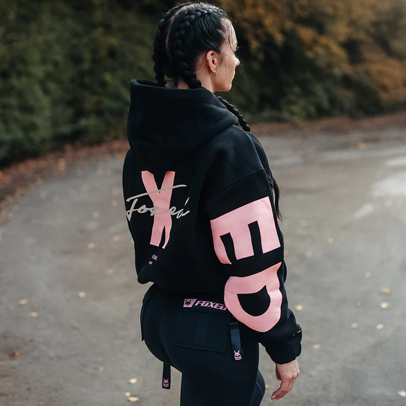FOXED® STUDIOSTATE HOODIE BLACK/PINK - Image 8