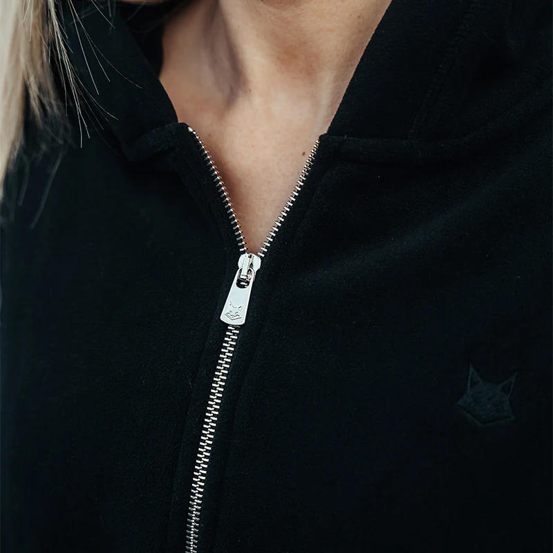 FOXED® STUDIOSTATE FLEECE CROPPED JACKET BLACK - Image 4