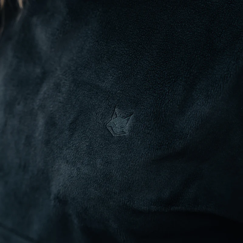 FOXED® STUDIOSTATE FLEECE CROPPED JACKET BLACK - Image 6