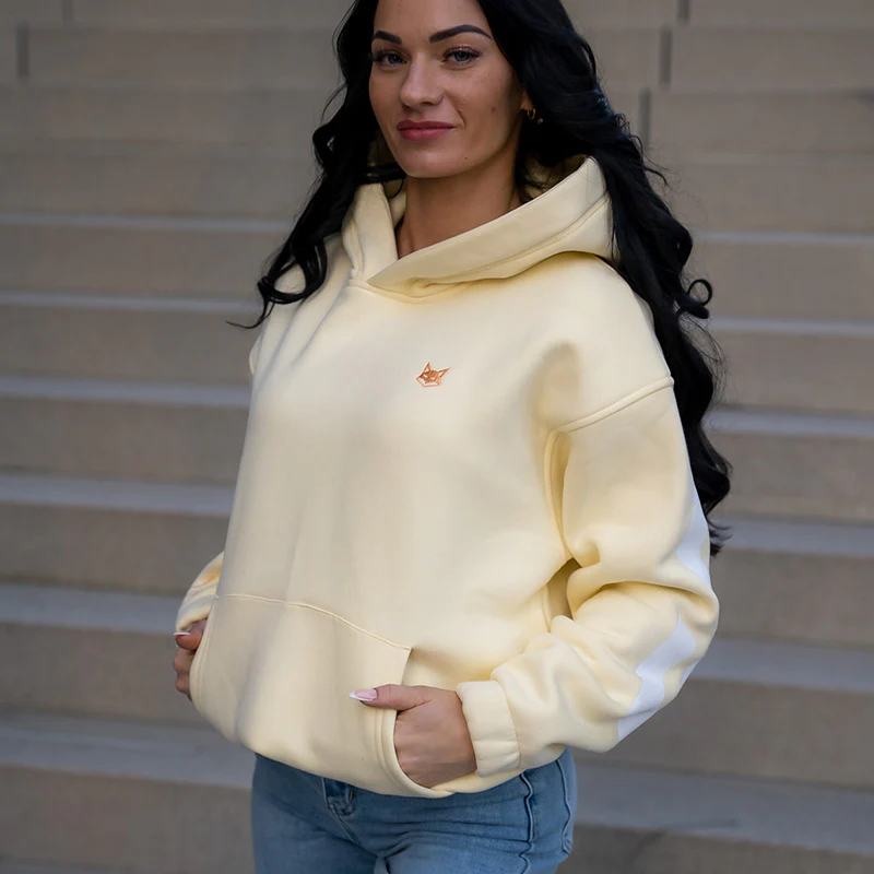 FOXED® STUDIOSTATE HOODIE SOFT LEMON - Image 2